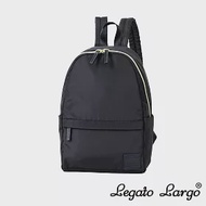 Legato Largo 休閒簡約防潑水後背包 Small size- 黑色