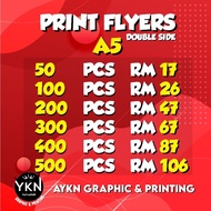 AYKN FLYERS MURAH A5 DOUBLE SIDE ( PRINT )