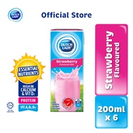 DUTCH LADY UHT MILK STRAWBERRY 200ML x 6