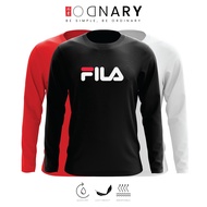 OdnaryOfficial Fila Baju Jersey Tshirt Unisex Men Women Lelaki Perempuan  T Shirt Microfiber B