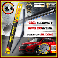 Ruhe Wiper Honda HRV 2014 - New Present Original High Quality Soft Silicone Car Wiper Silicon Kereta