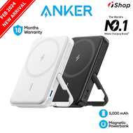 Anker Powerbank 322 PowerCore Power Bank Magnetic 5K MagGo Wireless Portable Charger Magsafe Charger A1618