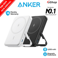 Anker Powerbank 322 PowerCore Power Bank Magnetic 5K MagGo Wireless Portable Charger Magsafe Charger