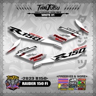 RAIDER 150 Fi DECALS ( 2023 R150 )【ThaijutsuStickers】