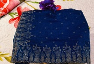 SAREE  GLASS SILK SAREE WITH STONE WORK DESIGNER SAREE  LIGHT WEIGHT