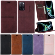 Luxury Casing For Oppo A57 A77 5G 2022 A16 A16S A94 5G A95 5G A52 A72 A92 A94 4G Retro Book Wallet M
