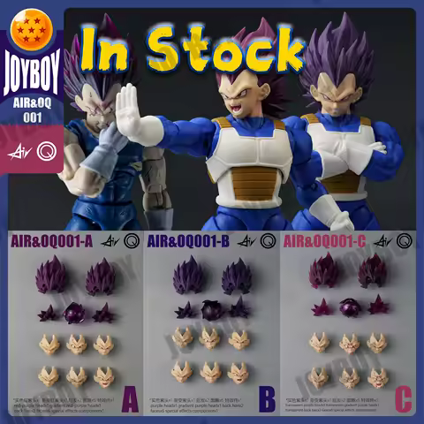 In Stock Air&OQ Studio Ultra Ego Vegeta Dragon Ball Shf Head Accessories Air OQ Vegeta Action Custom