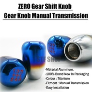 ZERO 1000 Manual Gear Shift Knob Aluminium - TITANIUM