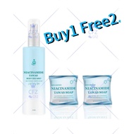 DZT(BUY 1GET 2 Tawas Soap 50g) Niacinamide Tawas Body Mist 100ml / Tawas Soap 50g