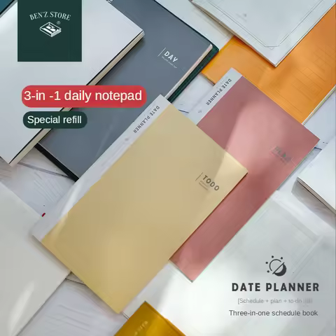 Vintage Strap Timeline Daily Plan Journal Notebook Refill To Do List Management Agenda Planner Diary