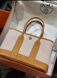 Hermes mini garden party mini gp 23沙灘金