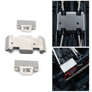 1Set Stainless Steel Chassis Armor Axle Protector Skid Plate For RGT EX86190 EX 86190 LC76 1/10 RC C