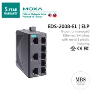 MOXA 8 Ports Unmanaged Switch EDS-2008-ELP | EDS-2008-EL