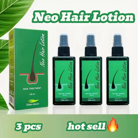 3 Pieces Neo Hair Lotion hair beard Longer hair roots sideburns saw palmetto
