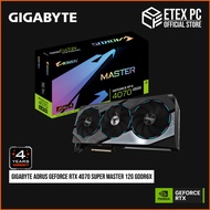 GIGABYTE AORUS GeForce RTX 4070 SUPER MASTER 12G GDDR6X # GV-N407SAORUS M-12GD