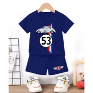 Children's t-shirt set with car image 53/, ages 0-5 years