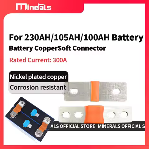 Flexible Busbar 105AH 230AH 100AH 300A 200A 35MM 39MM 52MM 40MM Bus Bar Copper Loose Protector with 