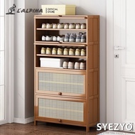 Syzzyo Rattan Bamboo Shoe Rack Shoe Rack Deodorant Breathable Floor Mounted Multi-layer Shoe Cabinet SY083