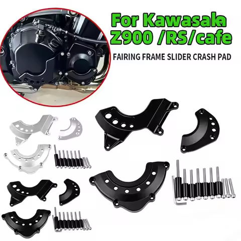 For Kawasaki Z900RS Cafe Z 900RS Z900 RS Z 900 RS Accessories Engine Case Guard Cover Clutch Protect