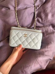 香奈兒 chanel 22p baby blue 藍色長盒子