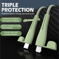 Hans - 2 Pcs !! Vivo Type C to C Cable Protector - Micro USB Tip Model [SILICONE] Data Charger Cable