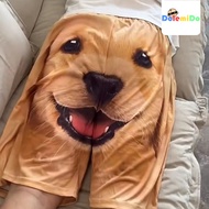 [Spot] funny golden retriever shorts golden retriever shorts cartoon puppy shorts dog repair pants p