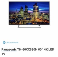 樂聲 60吋 智能電視 - Panasonic TH-60CX630H (60” 4K LED) 7成新