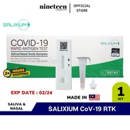 SALIXIUM - Saliva/Nasal 2-in-1 Covid-19 Home Self Antigen Test Kit (RTK) Made in 🇲🇾