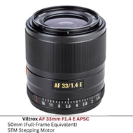 Viltrox AF 33mm f/1.4 E Lens for Sony E (Black) / Auto Focus 33 F1.4 E-mount
