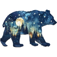Wooden Puzzles for Adults,Astral Bear Jigsaw Puzzles,100 Pcs 9.1 * 6in | Wood Puzzle