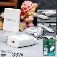 Tc Travel Charger Infinix Fast Charging 33W Quick ChargeOriginal