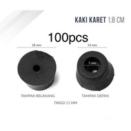 Kaki Karet 1,8 cm (PVC) untuk Salon Speaker / Box Power / Amplifier /