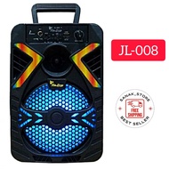 Speaker Bluetooth Karaoke Wireless Jinlong JL-008 65 Inchi Gratis Microphone Dan Remot Super Bass