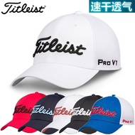 Titleist ของแท้หมวกกอล์ฟหมวกป้องกัน UV ตาข่ายระบายอากาศของผู้ชายที่เป็นครีมกันแดดที่หมวกกีฬาของประเทศเกาหลี