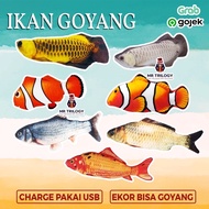 BEST SELLING ROCKING FISH TOY, COOKING FISH, UNIQUE CUTE CHILDREN'S GIFT|GOYANG2 KOI ARWANA MAS NEMO