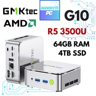 GMKtec G10 AMD Ryzen 5 3500U Windows Mini PC 64GB DDR4 RAM 4TB SSD Gaming PC Gaming Computer Desktop