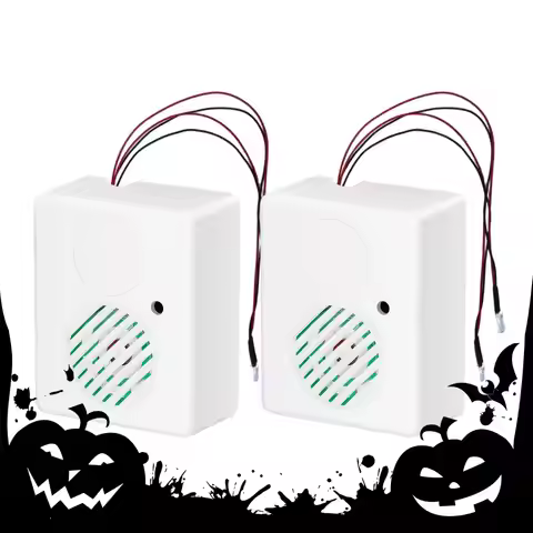 2 Pcs Halloween Led Glowing Eyes With Sound Sensor Light Up Skeleton Eyes Horror Diy Eyes For Masks 