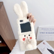 Cute Rabbit Bumper Casing for Samsung Galaxy Z Flip5 Beautiful Samsung Z Flip5 Flip Z 5 Protection P