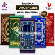Medium Adult Prayer Rug | Turkish Midi | Size 53x105 | | Soft - random Latest Trendy Eid Premium Thi