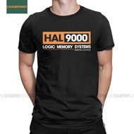 HAL 9000 2001 A Space Odyssey Men's T Shirts Stanley Kubrick Sci Fi Movie Funny Tees Short Sleeve O Neck T-Shirts Cotton Clothes