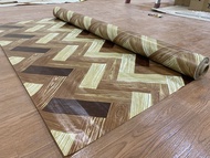 itop 1 Roll PVC Table Cloth 25m x 1.37m x 0.28mm Dining Coffee Table Plastic Carpet Café Restaurant 