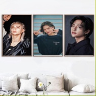 Hwang Hyunjin StrayKids Wooden Poster Wall Decoration Decorative/s Poster/s Bedroom/s