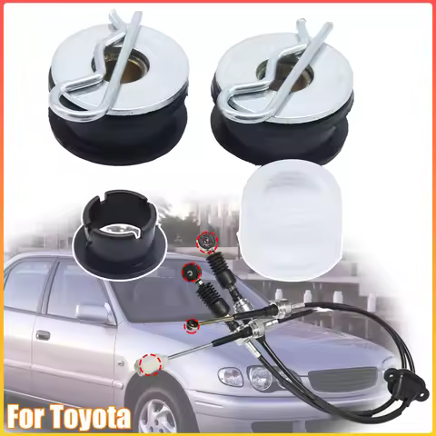 Upgrade MT Gear Shift Cable Linkage End Rod Shifter Lever Selector Bushing For Toyota Corolla E80 E9