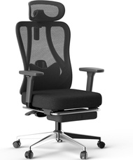 HBADA P1 Ergonomic Chair with 3D Adjustable Headrest & Armrests | Mesh Gaming Chair