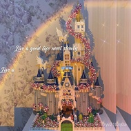 Compatible with Lego Assembled Building Blocks Romantic Princess Disney Castle Girls Difficult Toys Valentine's Day Gift