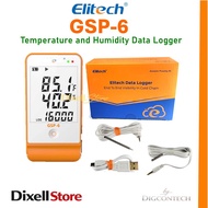 Elitech GSP-6 Pro Bluetooth Temperature and Humidity Data Logger Recorder 100000 Points, Shadow Data