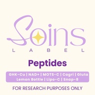 Soins Label GHK Cu NAD Cagri MOTS C Snap 8 Glvta Ret Tir Peptide | Bottle Container