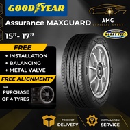 GOODYEAR Assurance MAXGUARD Car Tyre (FREE INSTALLATION/DELIVERY) 15 16 17 Inch Tayar Kereta Good Ye