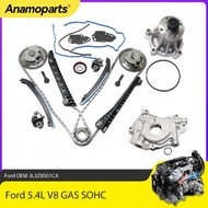 Engine Parts Timing Chain & Water Pump & Oil Pump Kit Fit 5.4 L For Ford F-150 F-350 Super Duty F-25