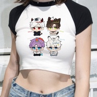 Crop Top - Vintage Shoujo Girl & Gyaru Coquette Summer Fashion